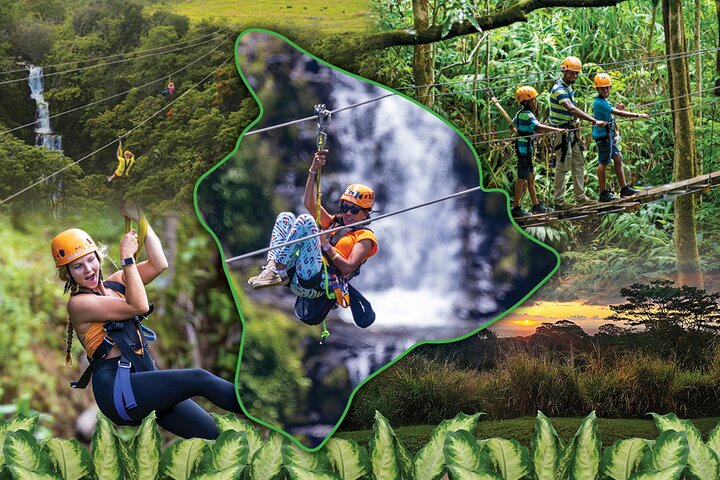 Big Island: 8-Zipline & Suspension Bridge Waterfall Adventure - Photo 1 of 25
